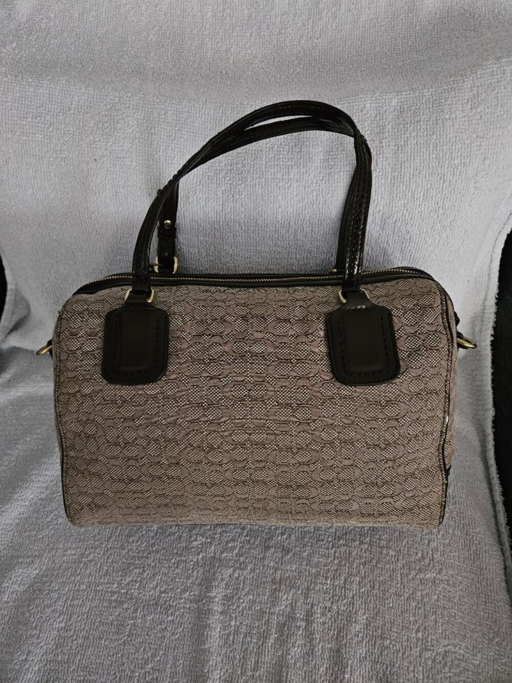Coach Poppy Signature C Mini Oxford East/West Satchel - Picture 2 of 15
